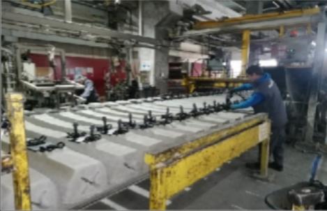 Traverse in productie DYWIDAG